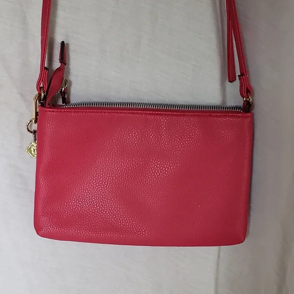 Nanette Lepore Pink Crossbody Bag with Luxurious Texture - Picture 7 of 8